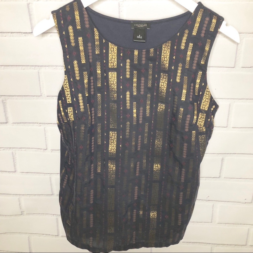 Ann Taylor Printed Tank